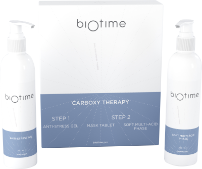 Biotime Карбокситерапия, гель 200 мл+гель 200 мл+маска 10 шт./уп